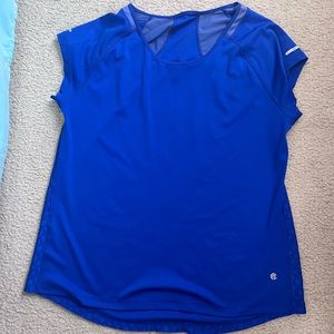 All In Motion Crew Neck Blue Tee Womens Large S Short Sleeve Tshirt Target